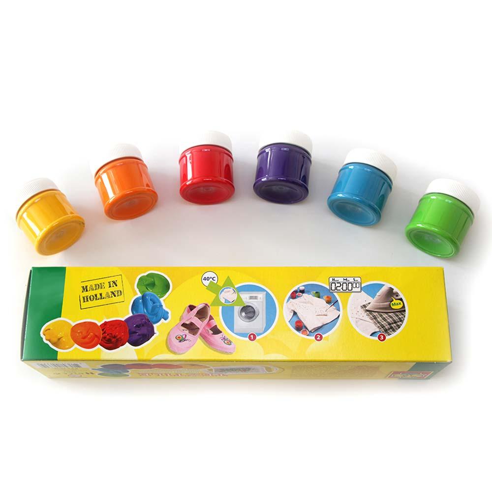 SES Creative - Children's Set Of Six Textile Paints