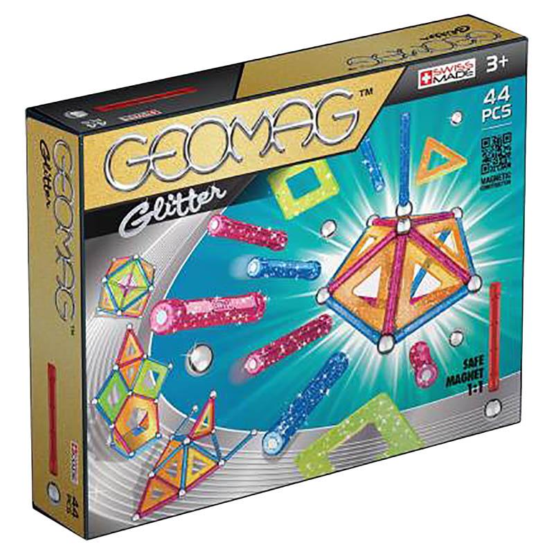 Geomag - Glitter Panels Magnetic Construction Toy 44pcs