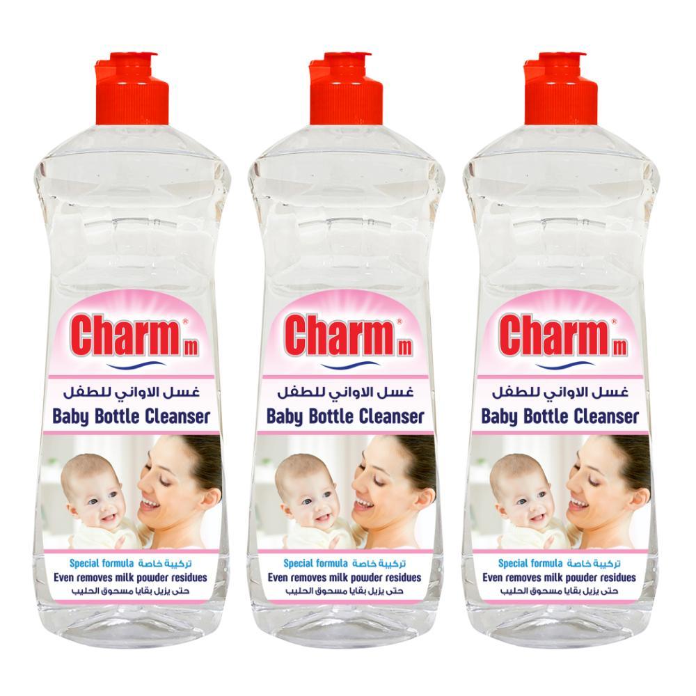 Charmm - Baby Bottle Cleanser - 1L - Pack of 3