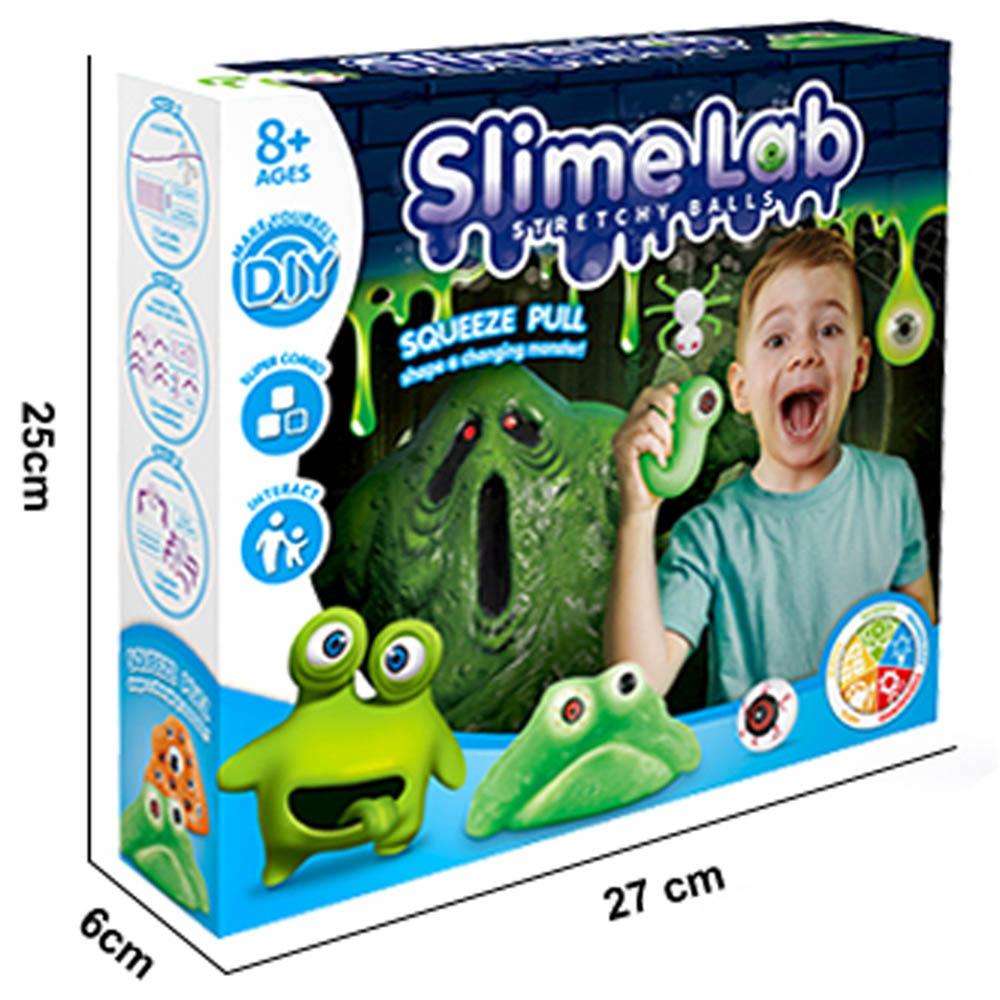 Stem - Slimelab Stretchy Balls Squeeze Pull Shape A Changing Monster Slime Kit