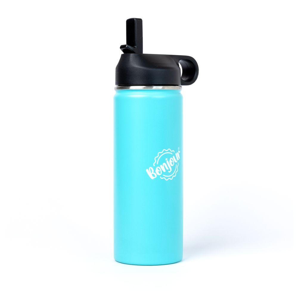 Bonjour - Sip Box Stainless Steel Water Bottle - Light Blue - 500 ml