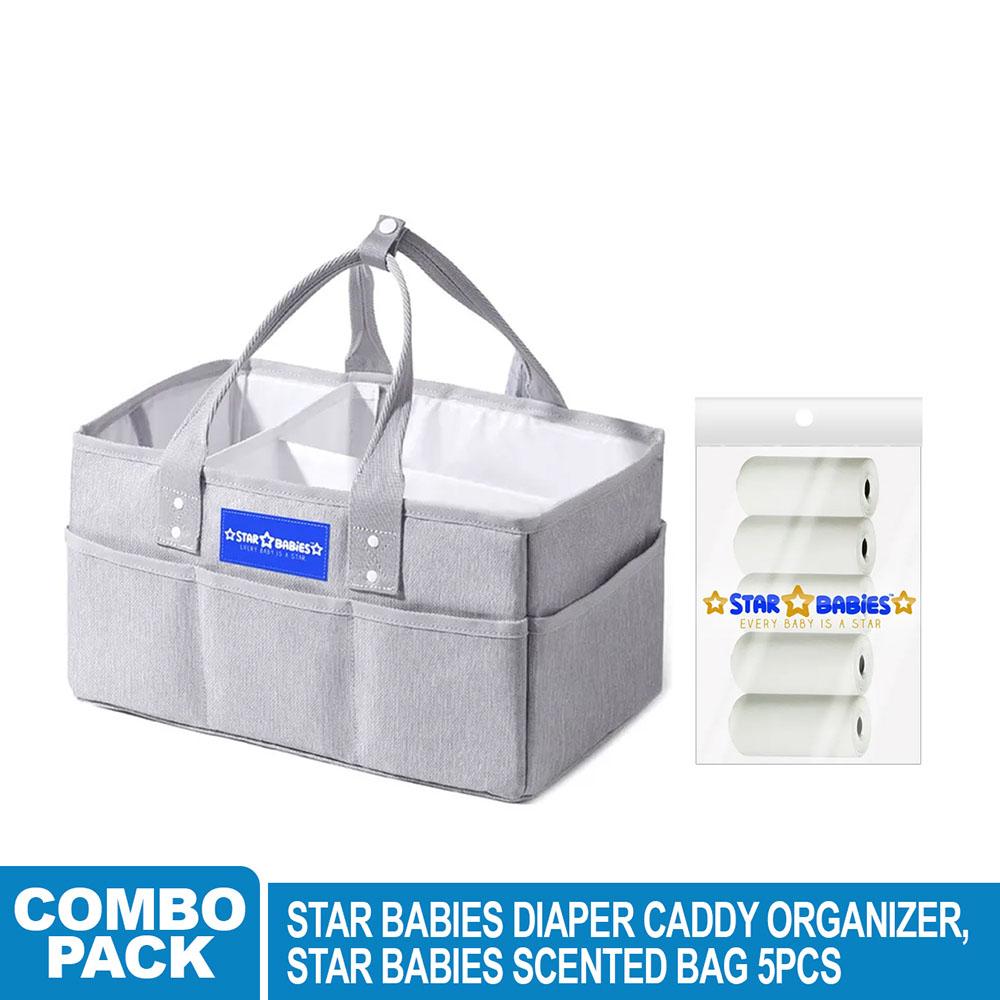 Star Babies - Caddy Diaper Bag Organizer With Scented Bag - 5pcs