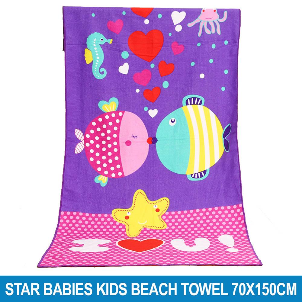 Star Babies - Beach Towel - 70 x 150cm - Lavender