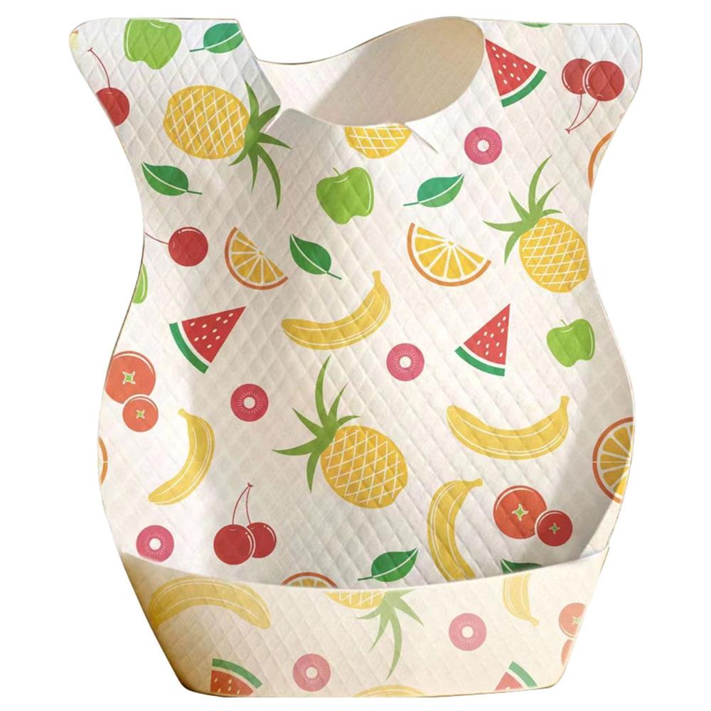 Star Babies - Disposable Bibs - Pack of 5 - Fruits Printed