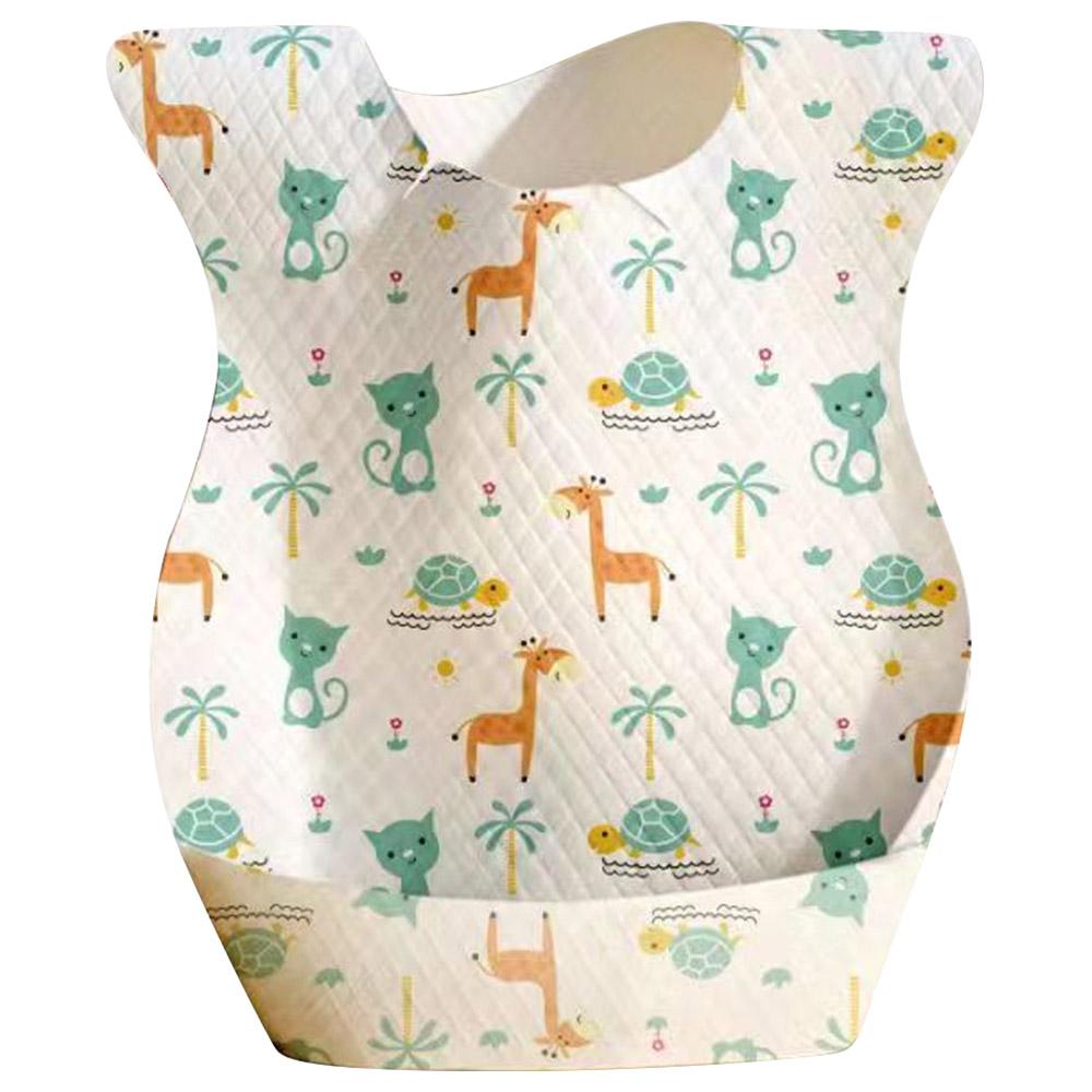 Star Babies - Disposable Bibs - Pack Of 60 - Giraffe Print