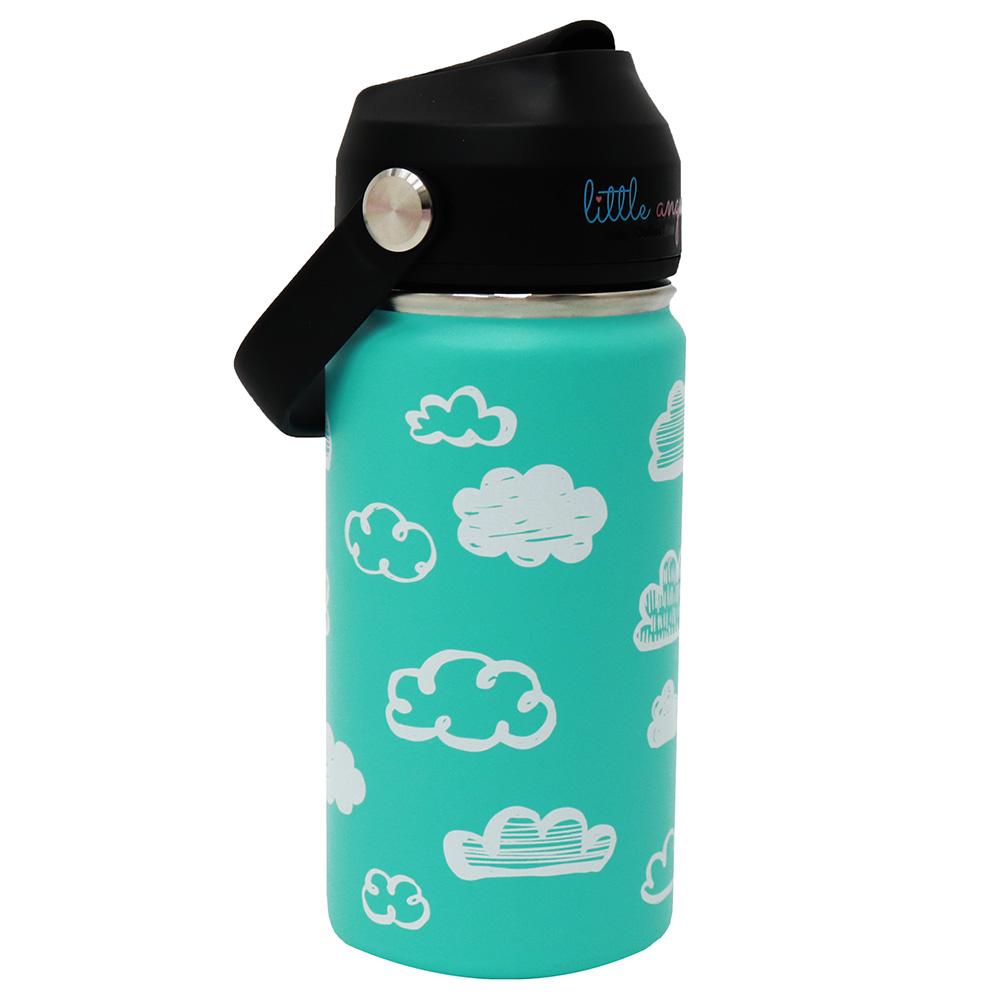 Little Angel - Kids Steel Insulated Water Bottle 400ml - Light Blue