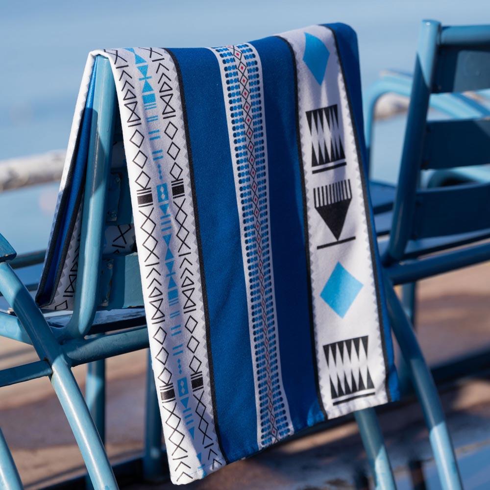 Bu Towel - Sadu Beach Towel - Blue - Large