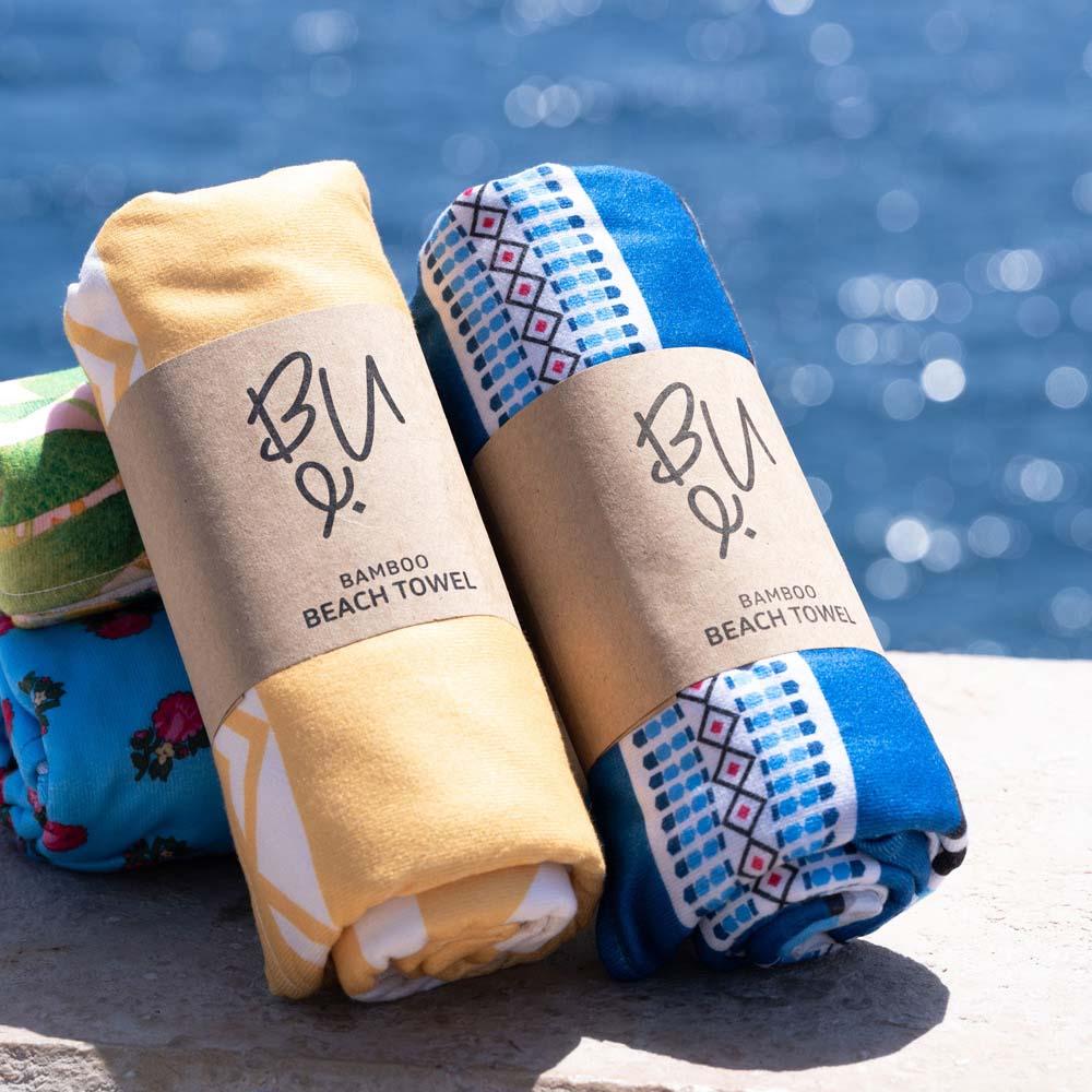 Bu Towel - Al Sadu Beach Towel - Salmon - Extra Large