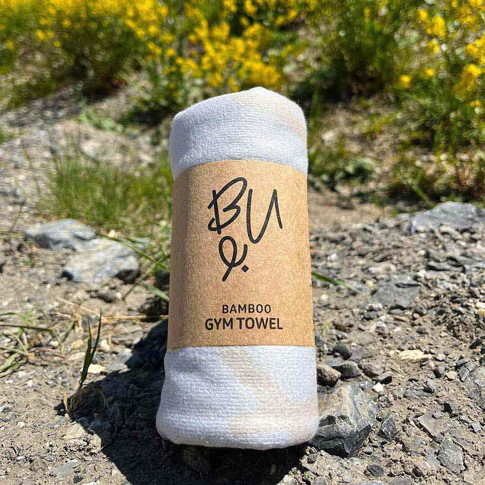 Bu Towel - Gym Towel - Beige - Small