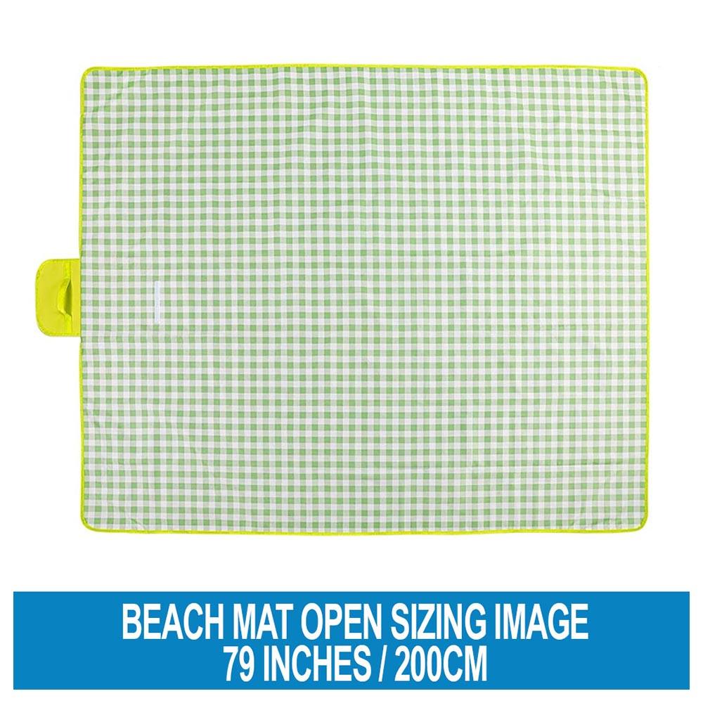 Star Babies - Waterproof Beach Mat - 150 x 200 cm - Green