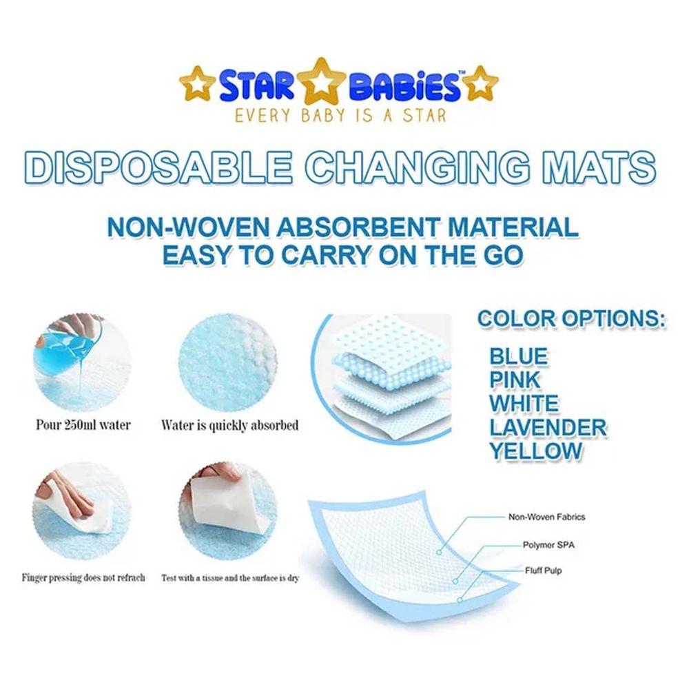 Star Babies - Changing Mat - 45 x 60 cm - 30pcs w/ Scented Bag - 150pcs - Pink