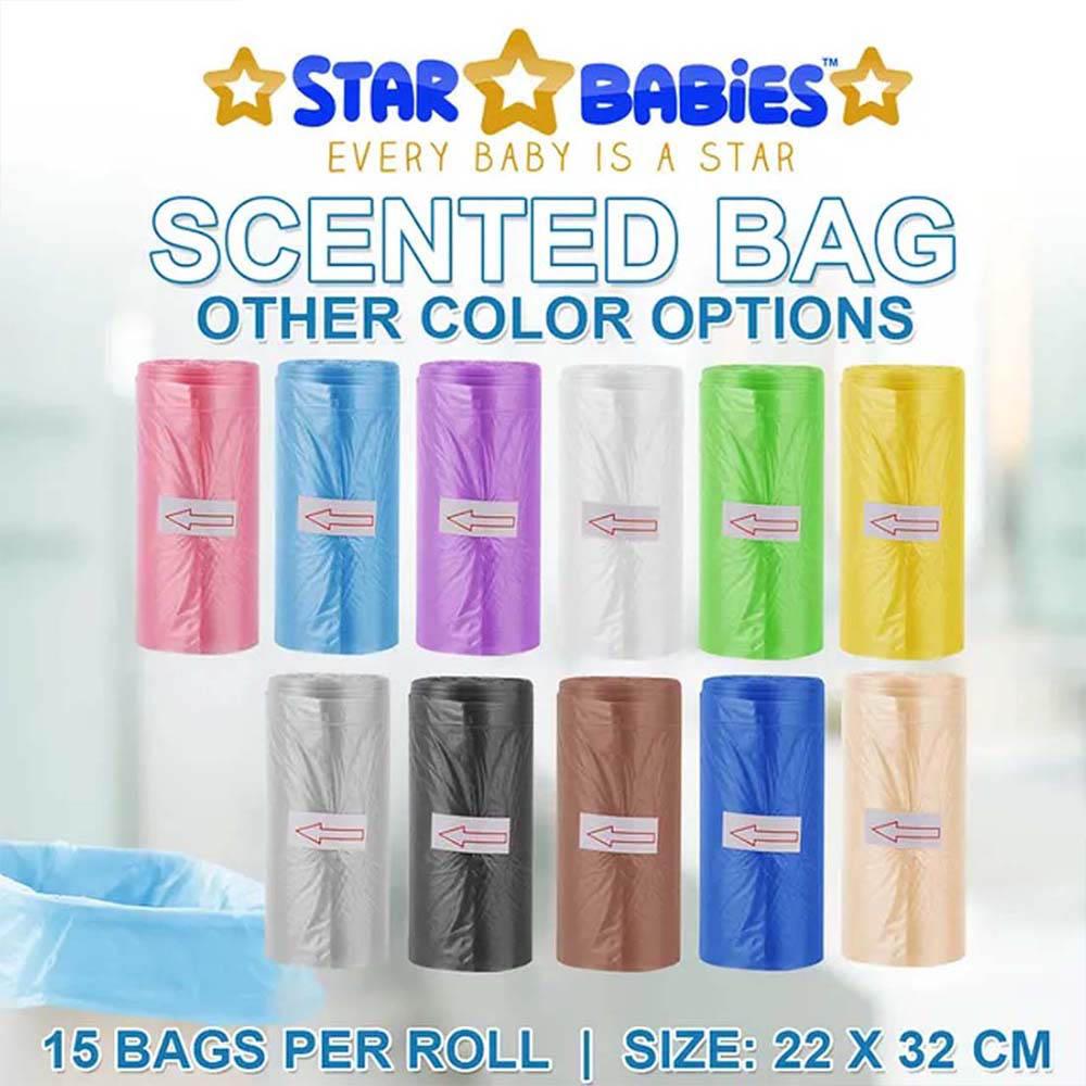 Star Babies - Disposable Changing Mat w/ Scented Bag - 6pcs - Pink