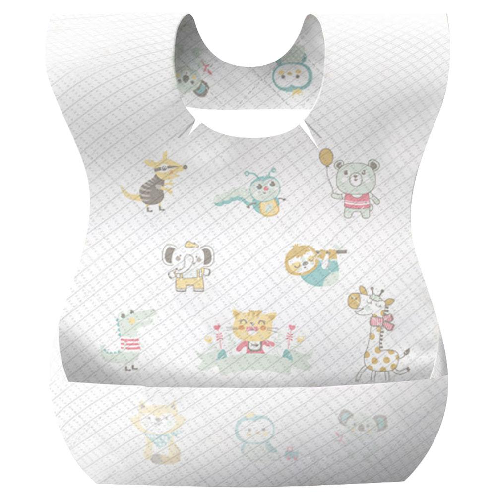 Star Babies - Disposable Bibs - 15pcs - Animal Print