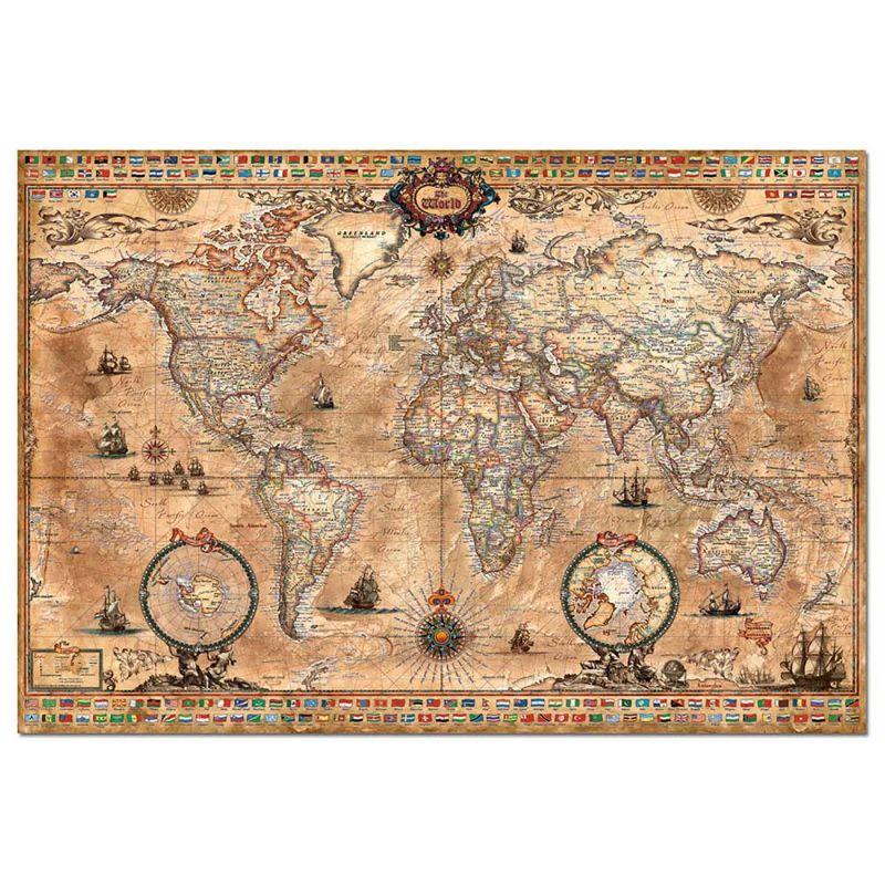 Educa - Antique World Map Puzzle - 1000Pcs