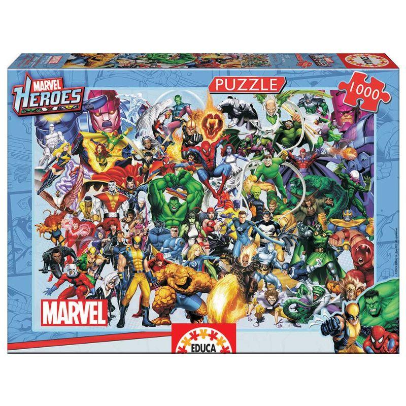 Educa - Collage of Marvel Superheroes Puzzle - 1000Pcs