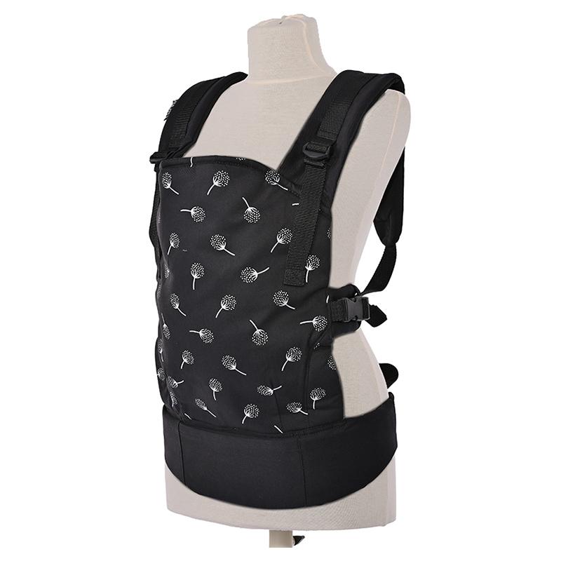 Lorelli - Ergonomic Wally Baby Carrier - Black Floral