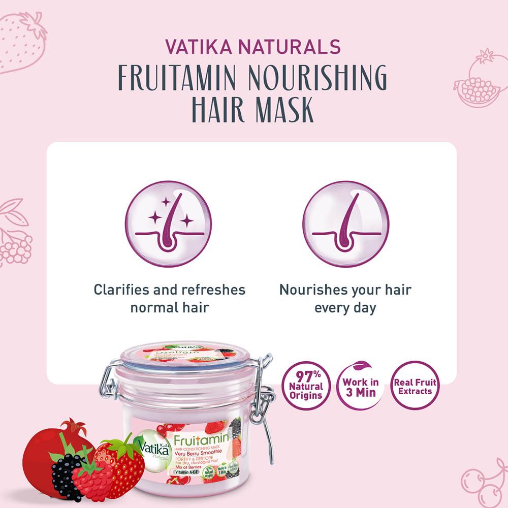 Vatika Naturals - Very Berry Smoothie Hair Conditioning Mask 350g