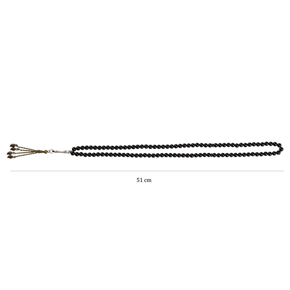 Hilalful - Islamic Prayer Beads - Black Wood