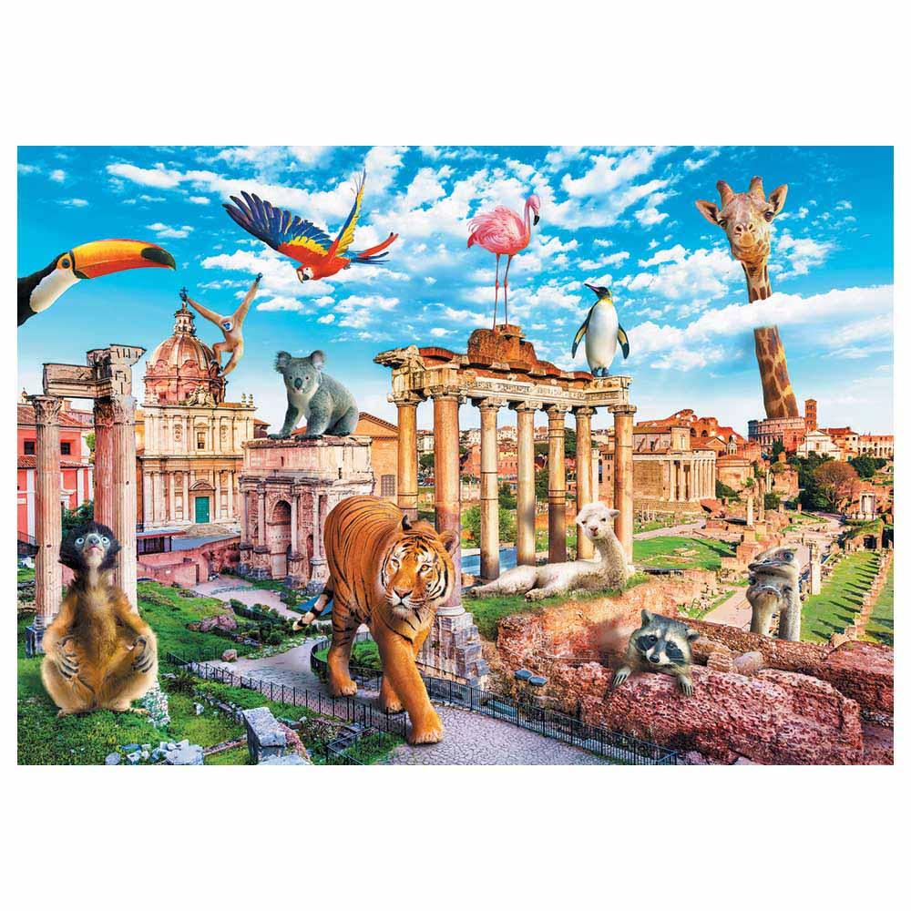 Trefl Puzzle - Funny Cities Wild Rome Puzzle - 1000pcs