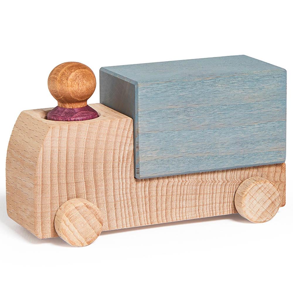 Lubulona - Wooden Truck With Driver - Grey