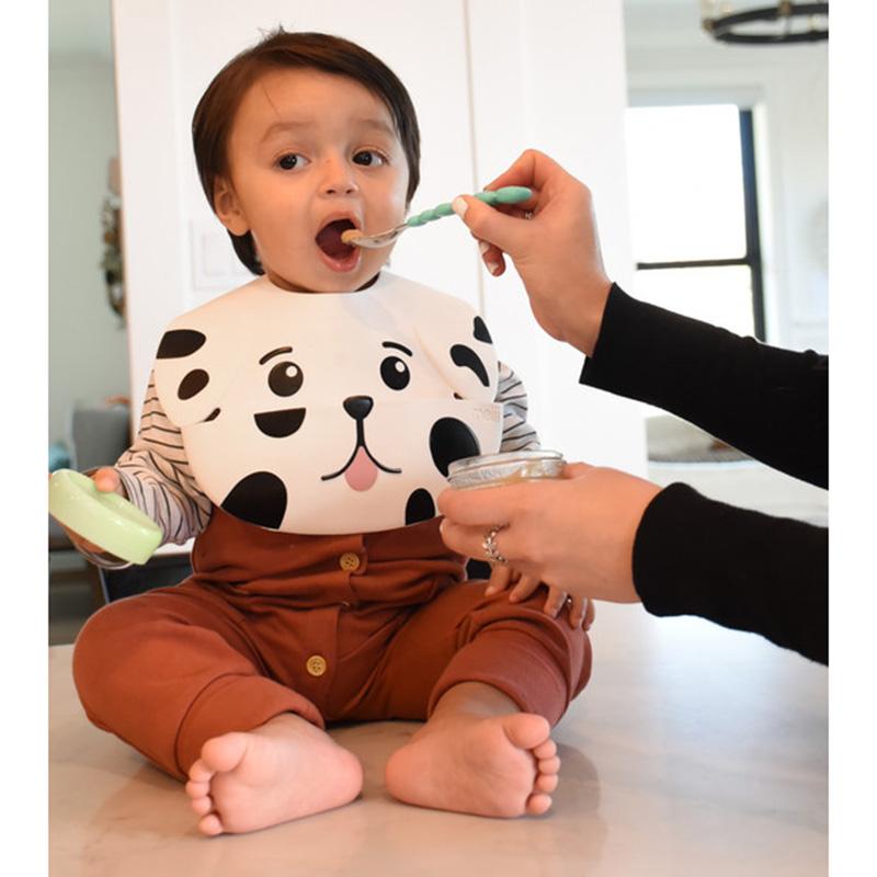 Melii - Silicone Bib - Dog Dalmation