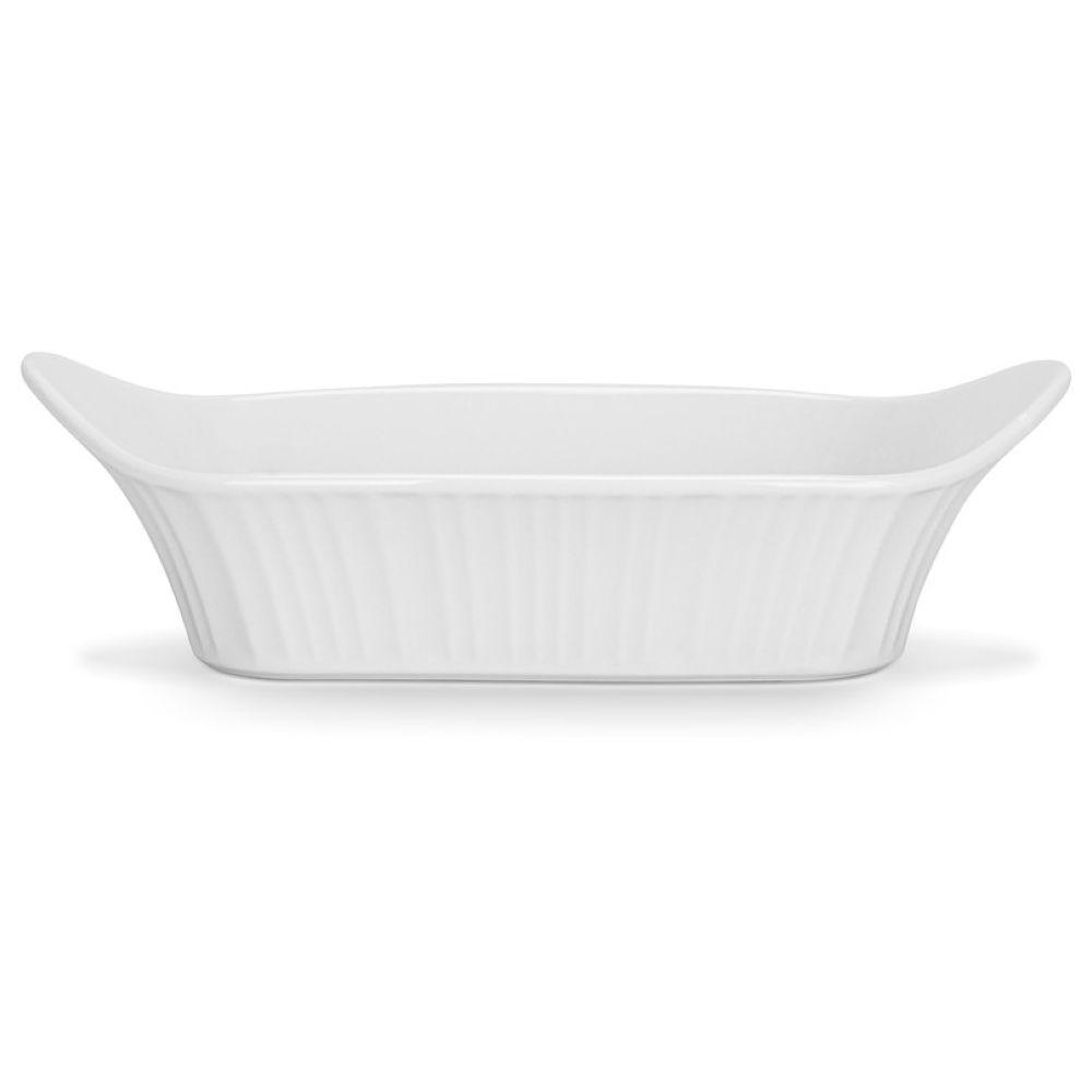 Fissman - Rectangular Baking Dish - White - 780 ml