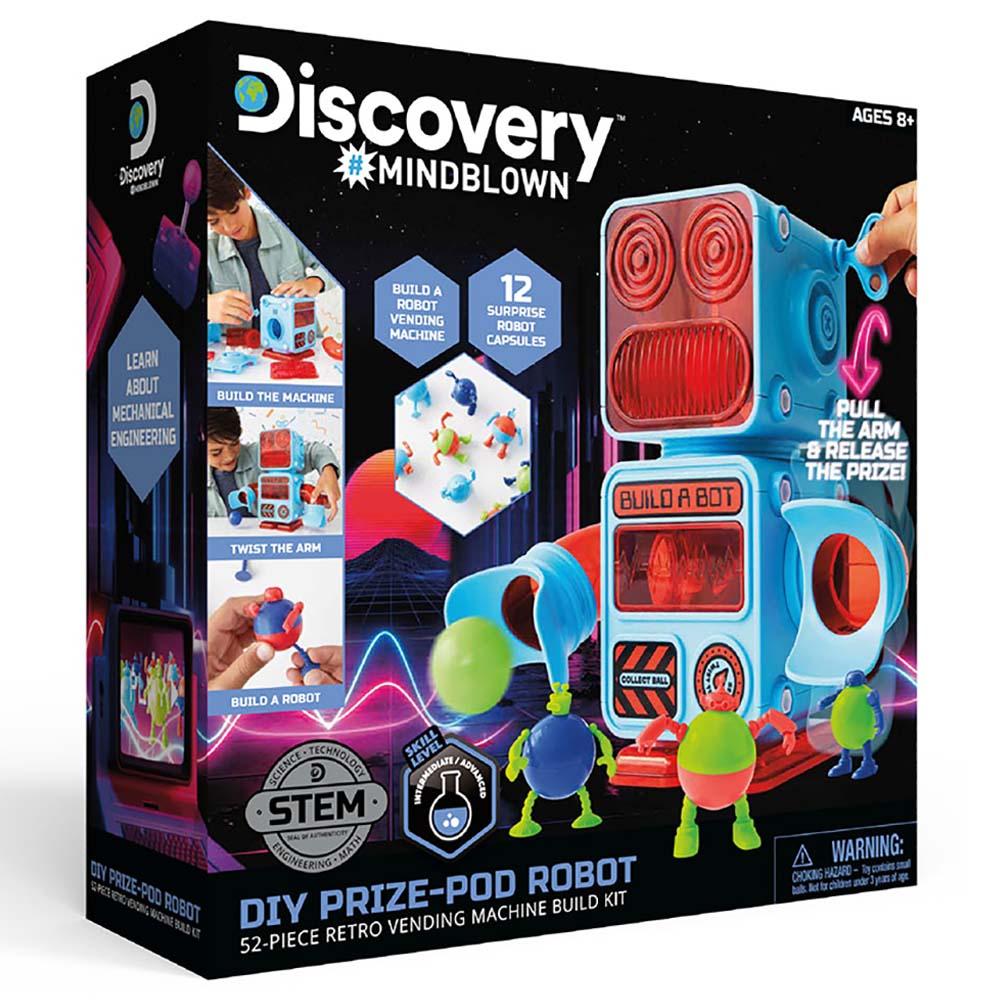 Discovery - Mindblown Stem Diy Prize - Pod Robot Kit - 52pcs