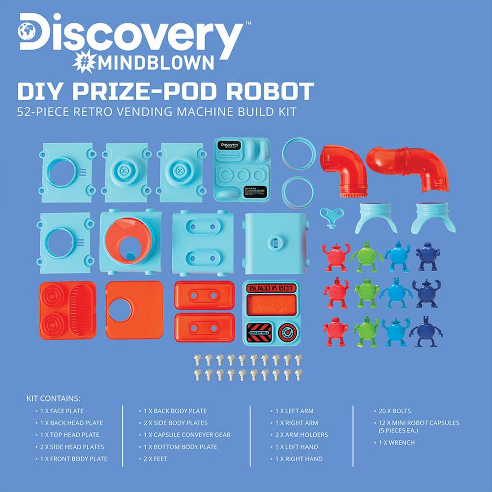 Discovery - Mindblown Stem Diy Prize - Pod Robot Kit - 52pcs