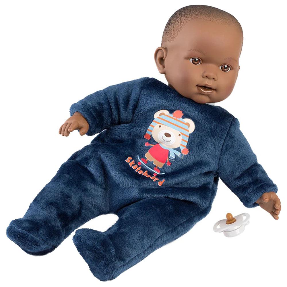 Llorens - Zareb Pijama Skateboard Doll With Pacifier - 42cm