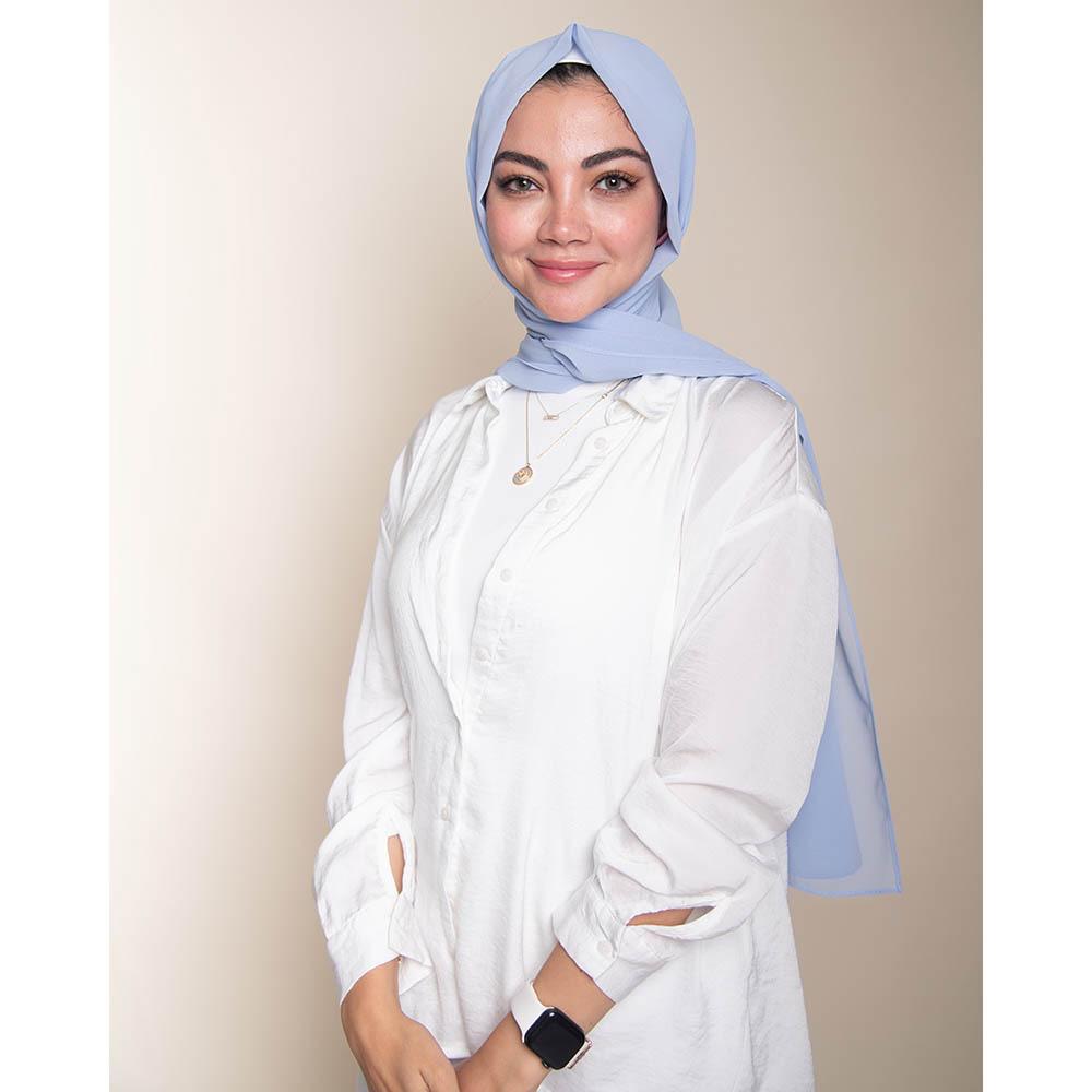 Luxy Hijab - Chiffon Hijab - Sky Blue