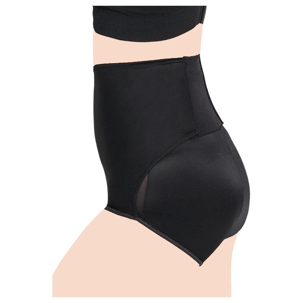 Mums & Bumps - Leonisa - High-Waisted Postpartum Panty W/ Belly Wrap - Black