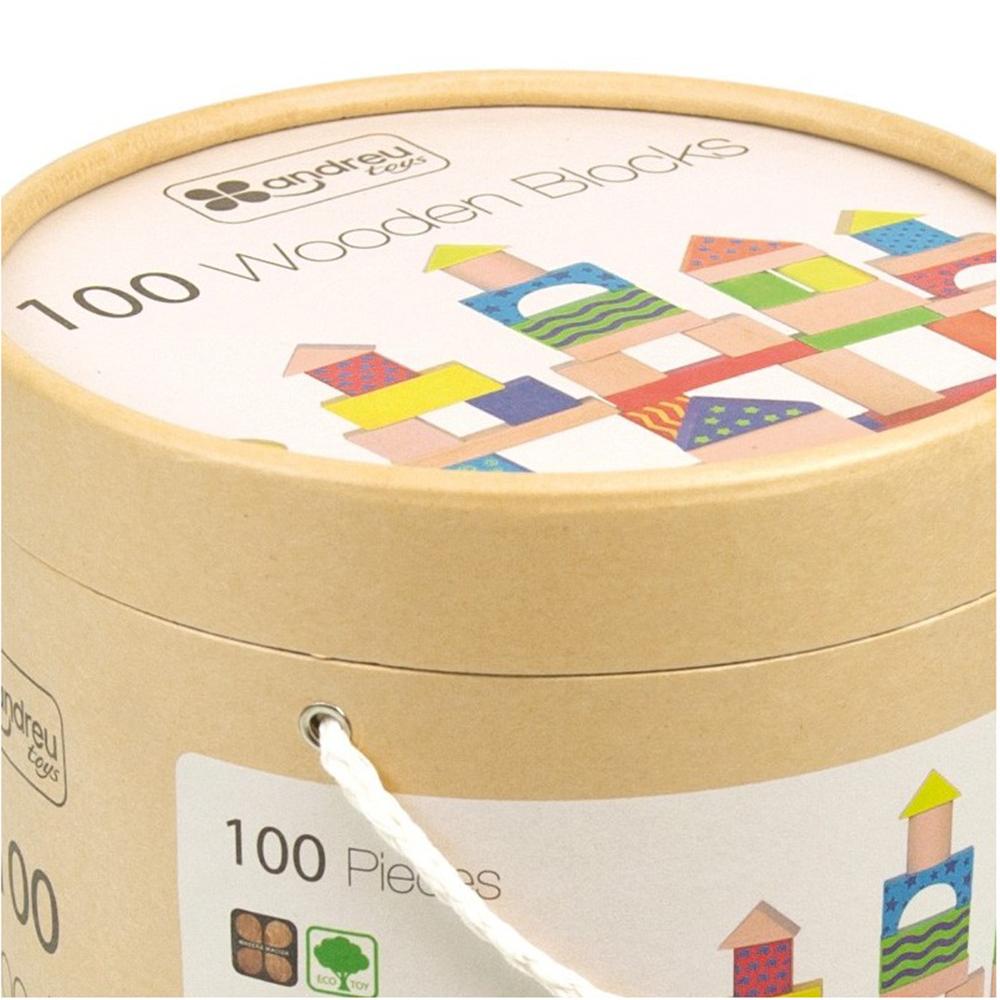 Andreu Toys - Wooden Blocks - 100pcs