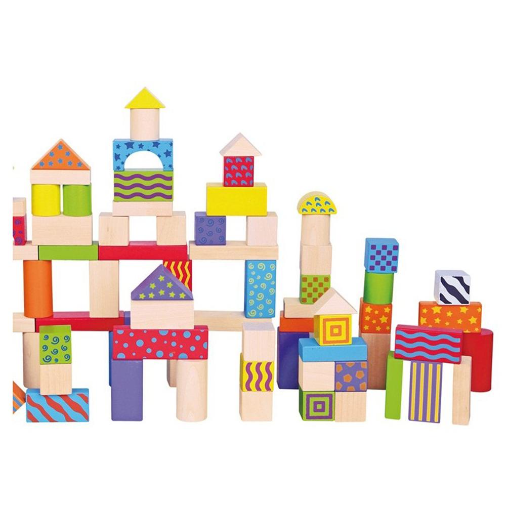 Andreu Toys - Wooden Blocks - 100pcs