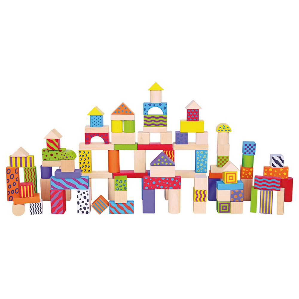 Andreu Toys - Wooden Blocks - 100pcs