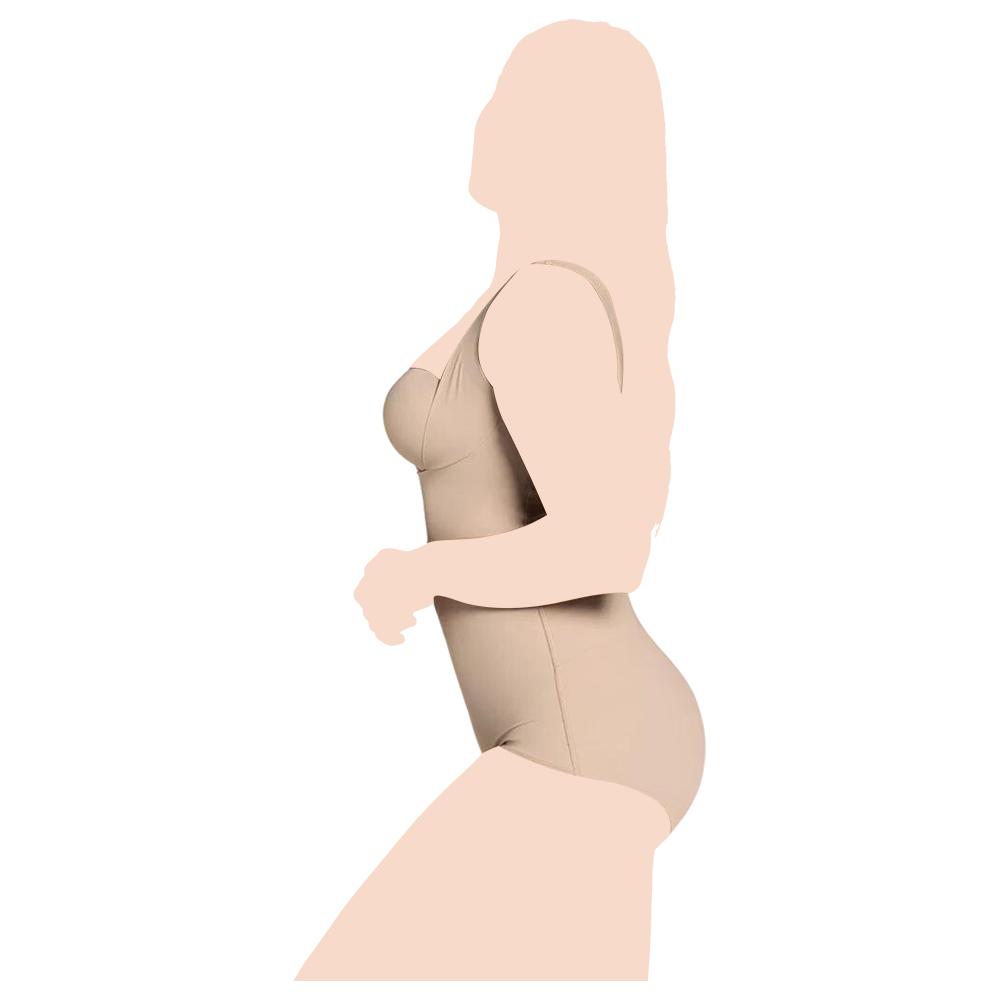 Mums & Bumps - Leonisa - Plunge Back Classic Sculpting Body Shaper - Nude