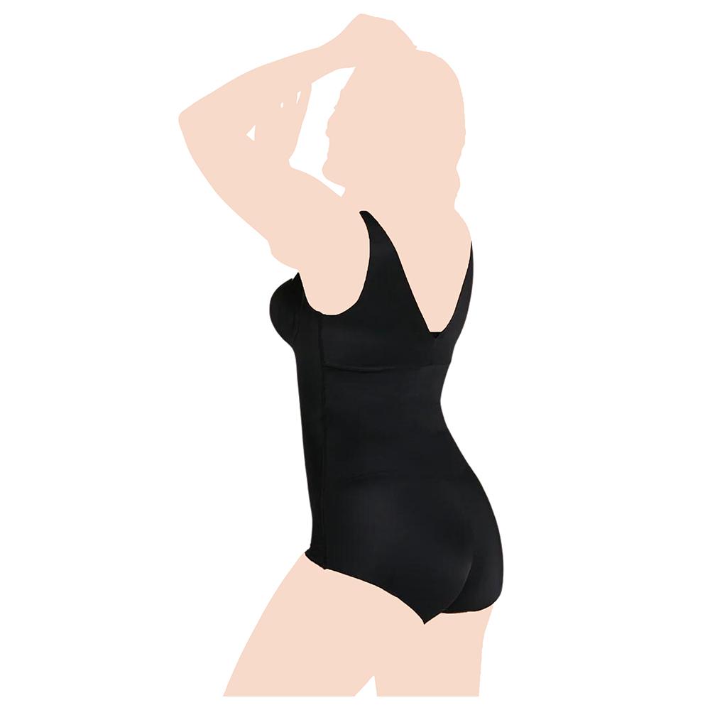 Mums & Bumps - Leonisa - Plunge Back Classic Sculpting Body Shaper - Black