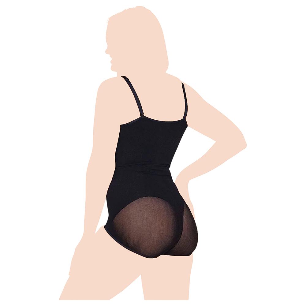 Mums & Bumps - Leonisa - Invisible Bodysuit Shaper W/ Targeted Compression - Black