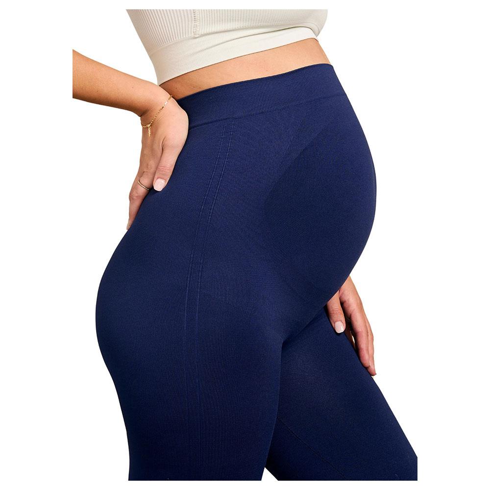 Mums & Bumps - Blanqi - Maternity Belly Support Leggings - Royale Blue