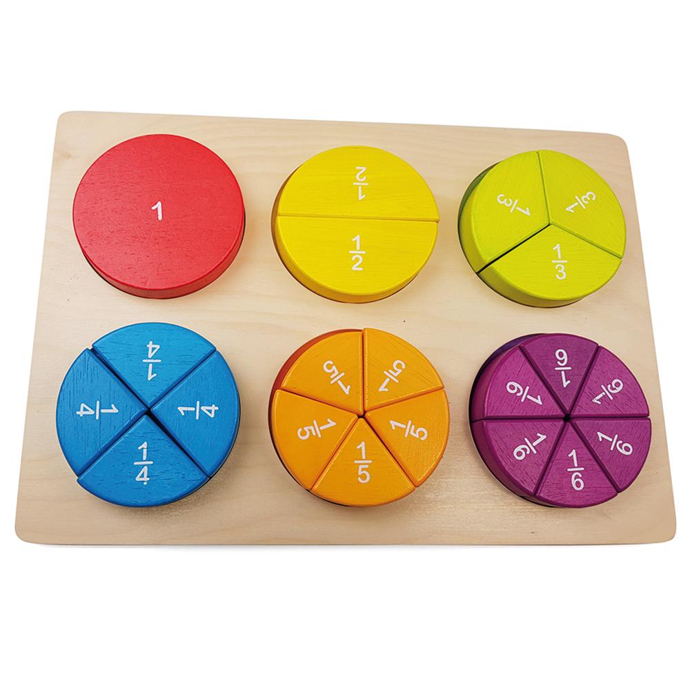 Andreu Toys - Fraction Learning Puzzle - 22pcs