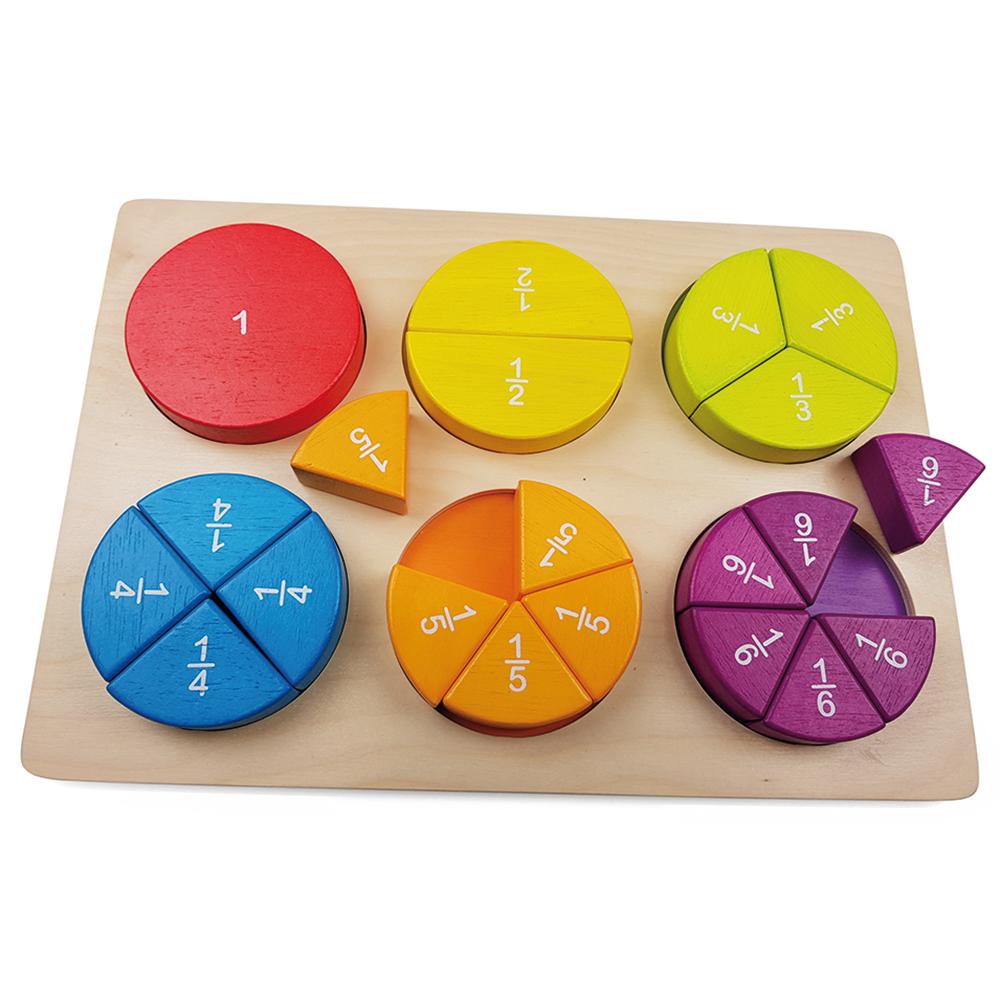 Andreu Toys - Fraction Learning Puzzle - 22pcs