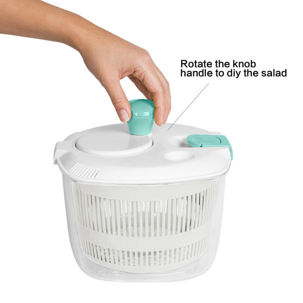 Fissman - Plastic Salad Spinner - Aquamarine - 21x20x18 cm