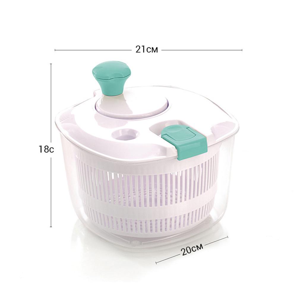 Fissman - Plastic Salad Spinner - Aquamarine - 21x20x18 cm