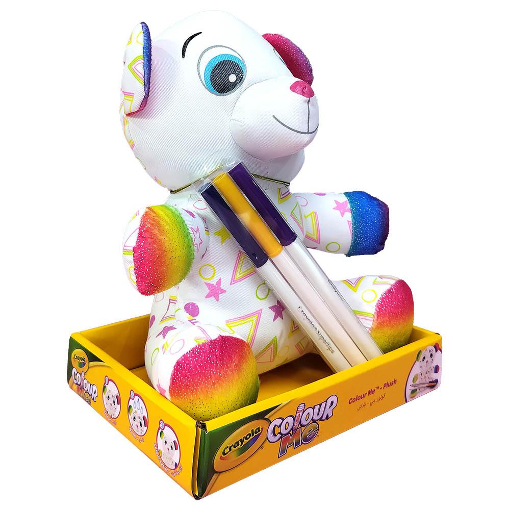 Crayola - Colour Me Plush Toy - Bear - White