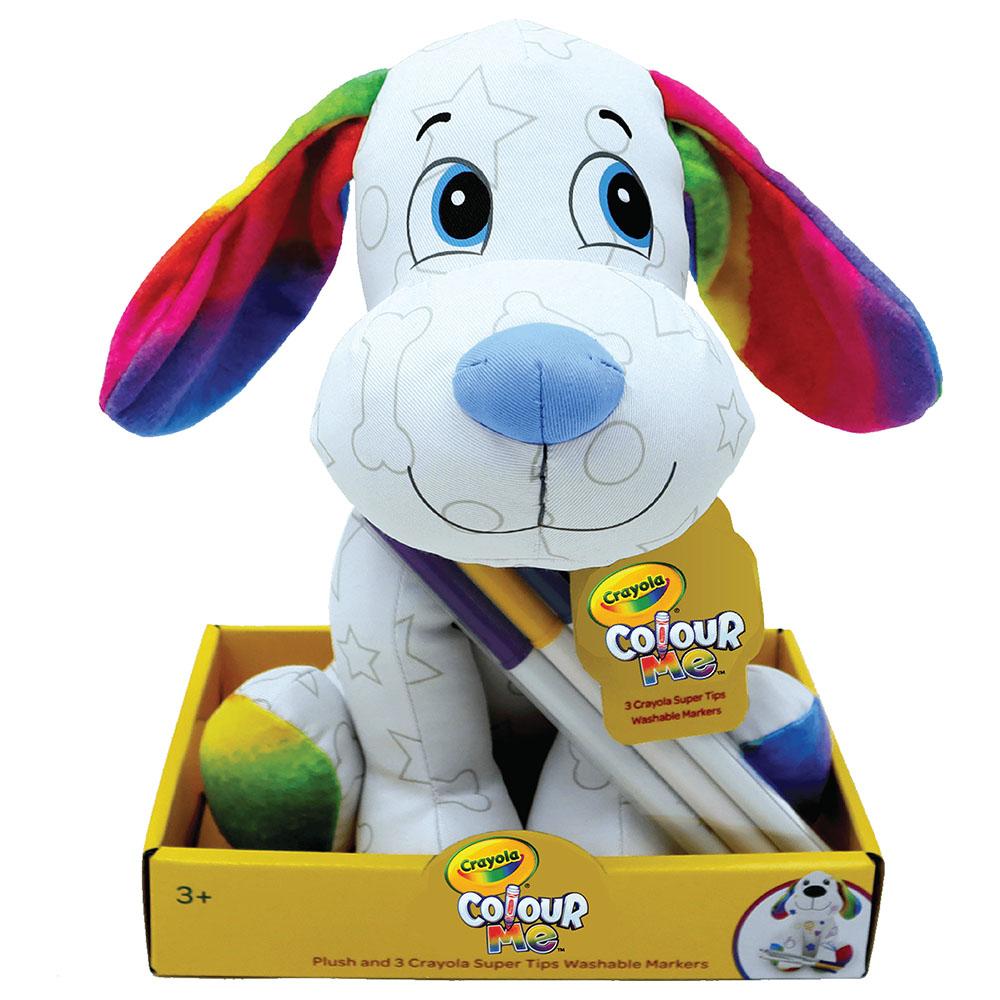 Crayola - Colour Me Plush Toy - Puppy - White