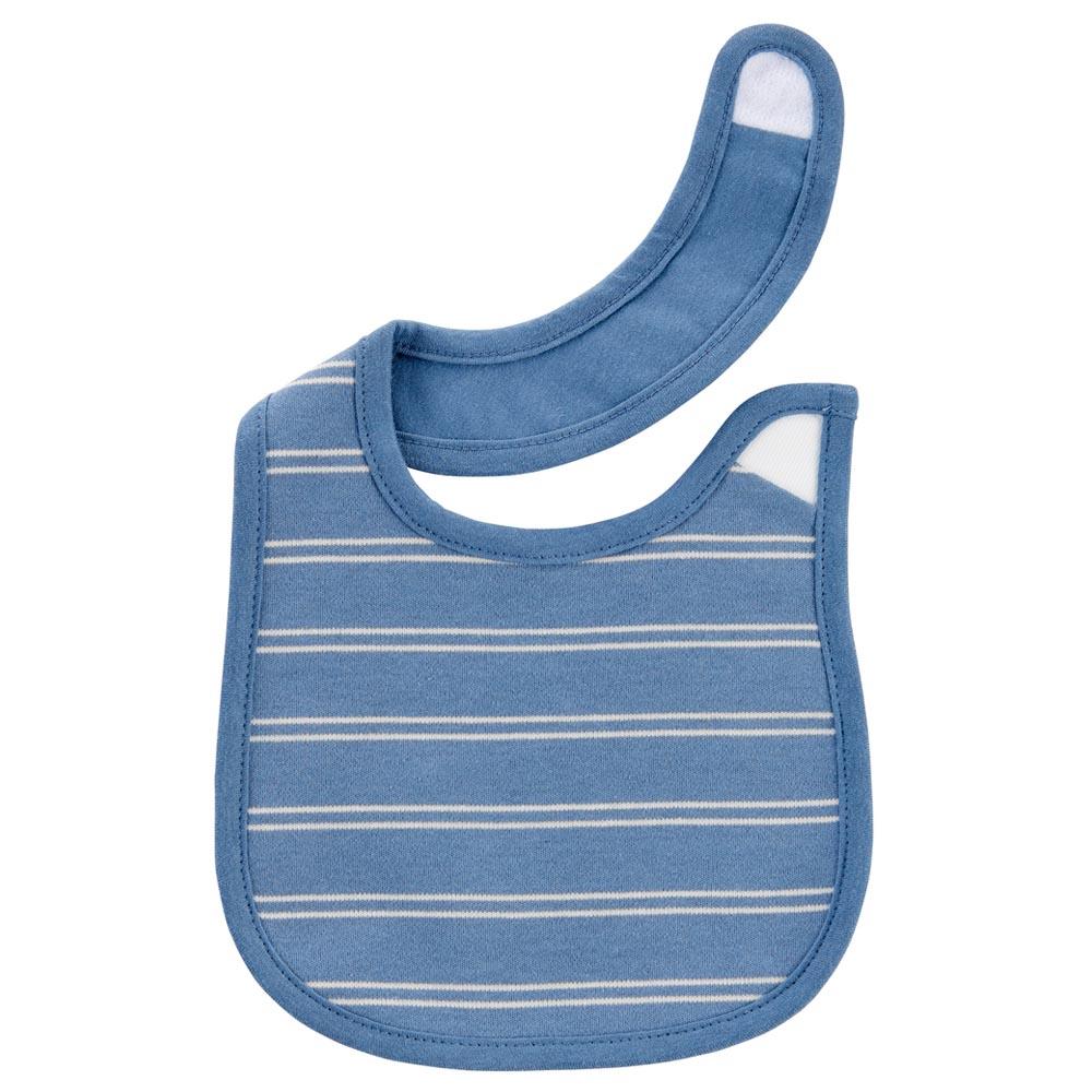 Carters - 3pc-Set - Baby Boys Striped Bibs - Blue/White