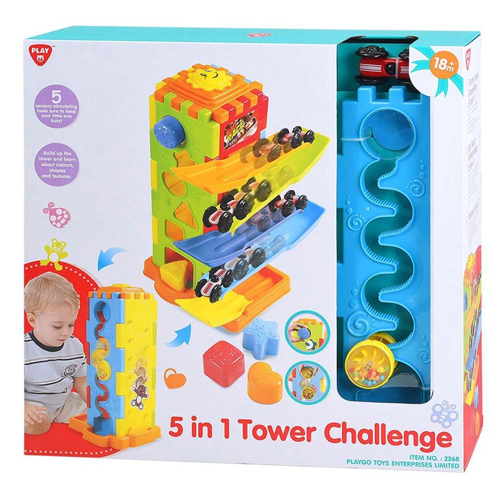 PlayGo - 5 In 1 Tower Challenge