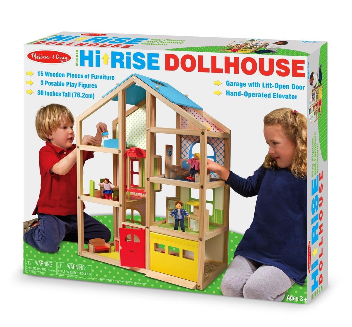 Melissa & Doug Hi-Rise Dollhouse