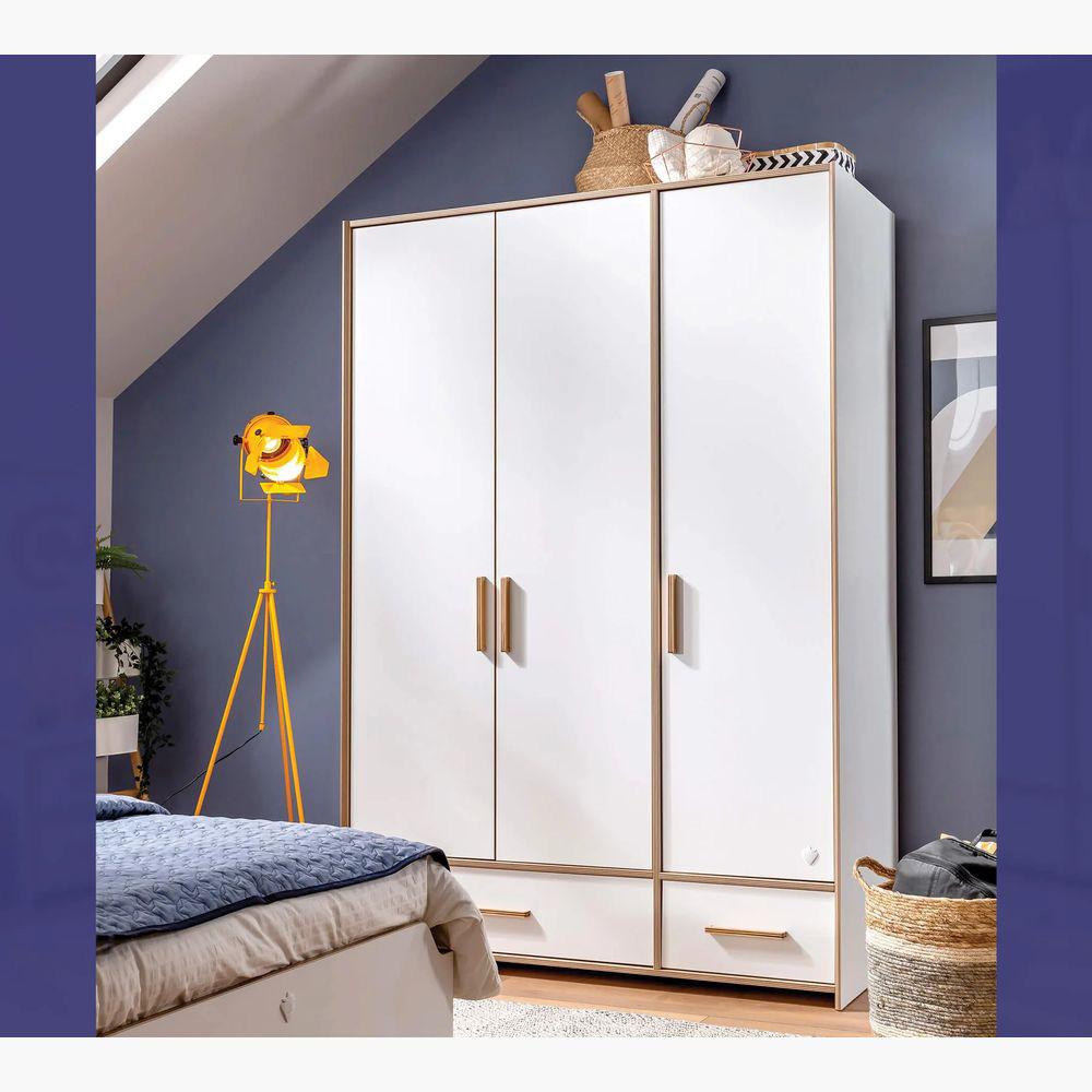 Cilek - Modera 3 Doors Wardrobe - White