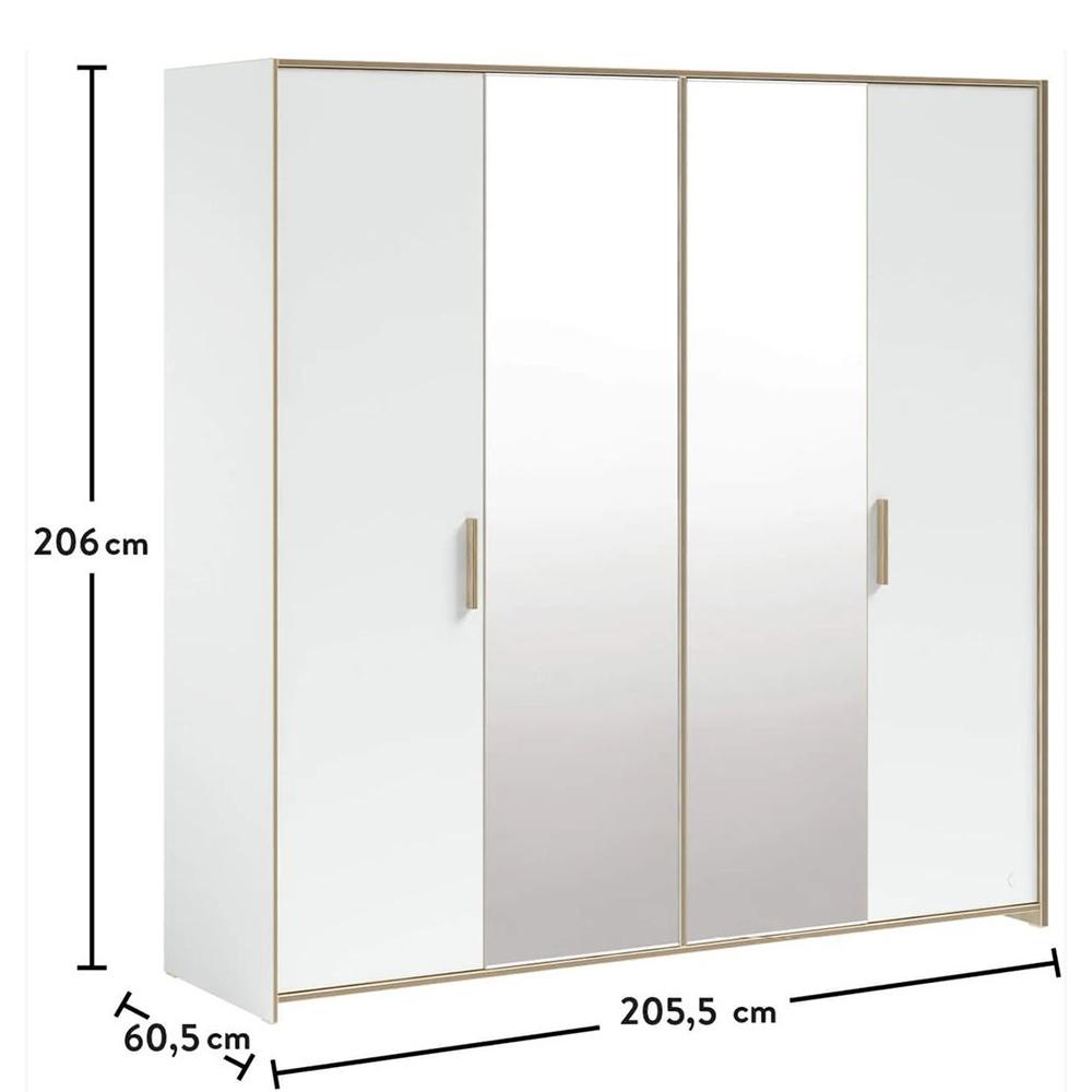 Cilek - Modera 4 Doors Wardrobe - White