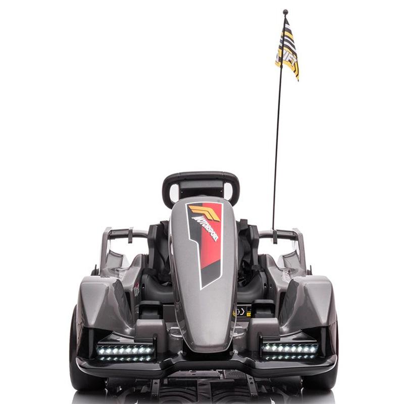 Amsham - Powerful Go Kart For Kids - Grey - 24V